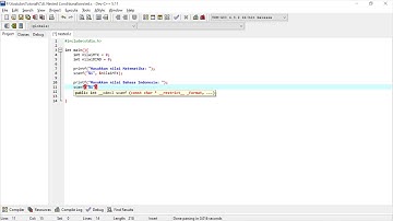 #TutorialBahasaC #Percabangan Tutorial Bahasa Pemrograman C|8. Percabangan Nested IF (Conditional)