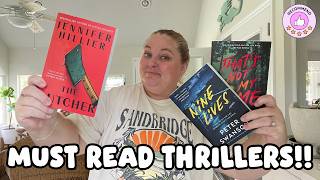 MUST READ THRILLERS!! Thriller Starter Pack according to my friend Brandon