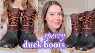 My Favorite Waterproof(ish) Boots for Fall & Winter | Sperry Duck Boots