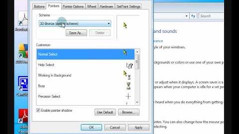 Windows Vista tips & tricks - Change your mouse pointer.