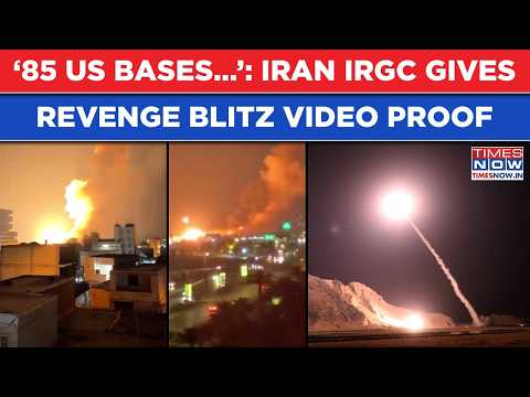 IRGC Revenge Blitz Video: Iran Claims This About ‘85 American Bases’ After US’ Iran Attack