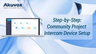 [SmartPlus][Installer]Step-by-Step: Community Project Intercom Device Setup