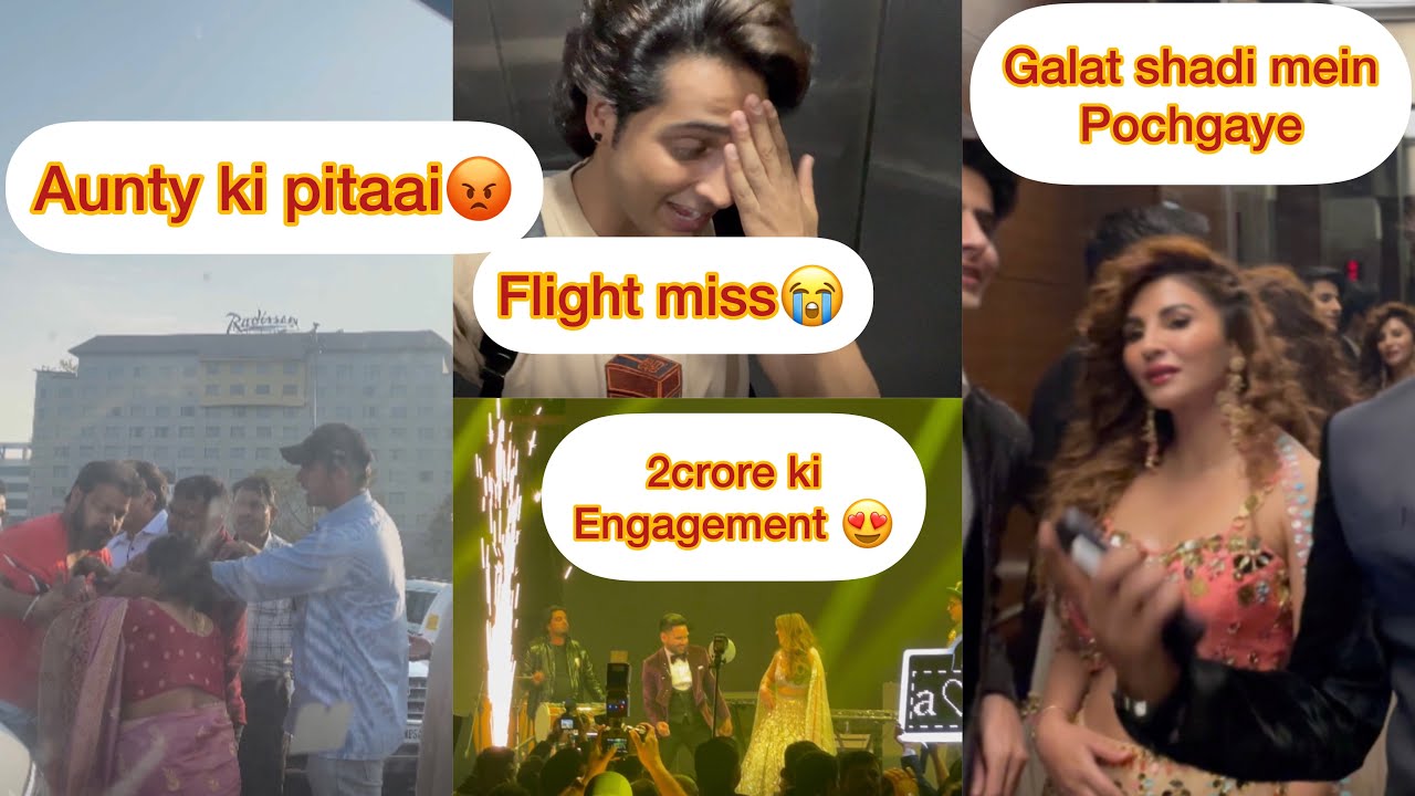 2 crore ki engagement😱😍Delhi mein aunty ki pitaai hogayi bohot buri 😭