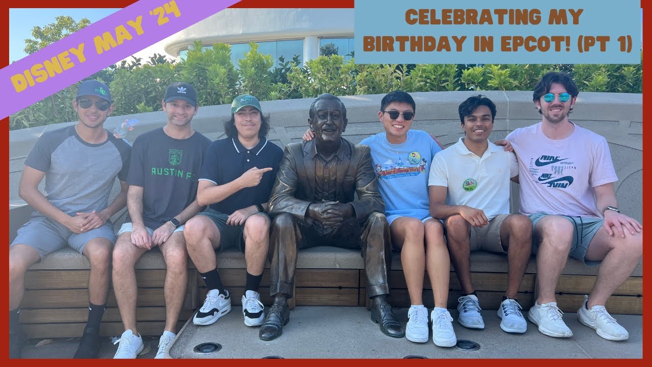 CELEBRATING MY BIRTHDAY IN EPCOT (PT 1) | The Boys Disney World Birthday Trip 2024