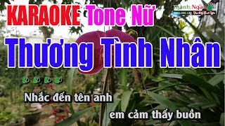 Thương Tình Nhân Karaoke 9587 | Tone Nữ - Nhạc Sống Thanh Ngân