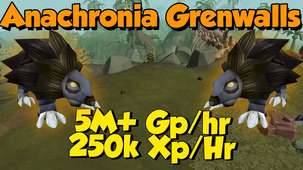 (Updated guide in desc) Anachronia Grenwall Hunting for GP! [Runescape 3] 5M+ Gp/Hr!