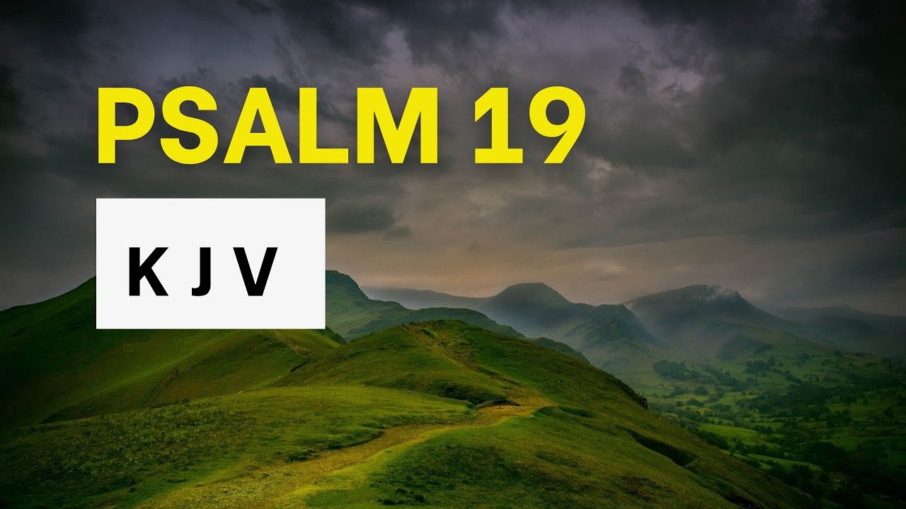 Psalm 19 | KJV Audio Bible | Words + No music - YouTube
