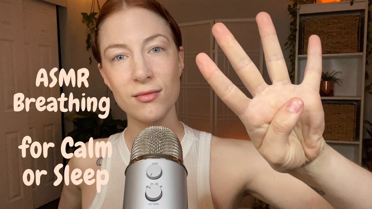 ASMR Breathing Exercises For Calm or Sleep