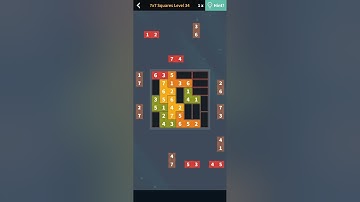 Flow Fit   7X7 Squares Level 34