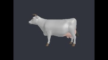 3D Model of cow - file Cow.max
