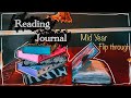 2022 Mid Year Reading Journal Flip Through | 36 book spreads + annual spreads