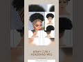 Kinky Curly Headband Wig