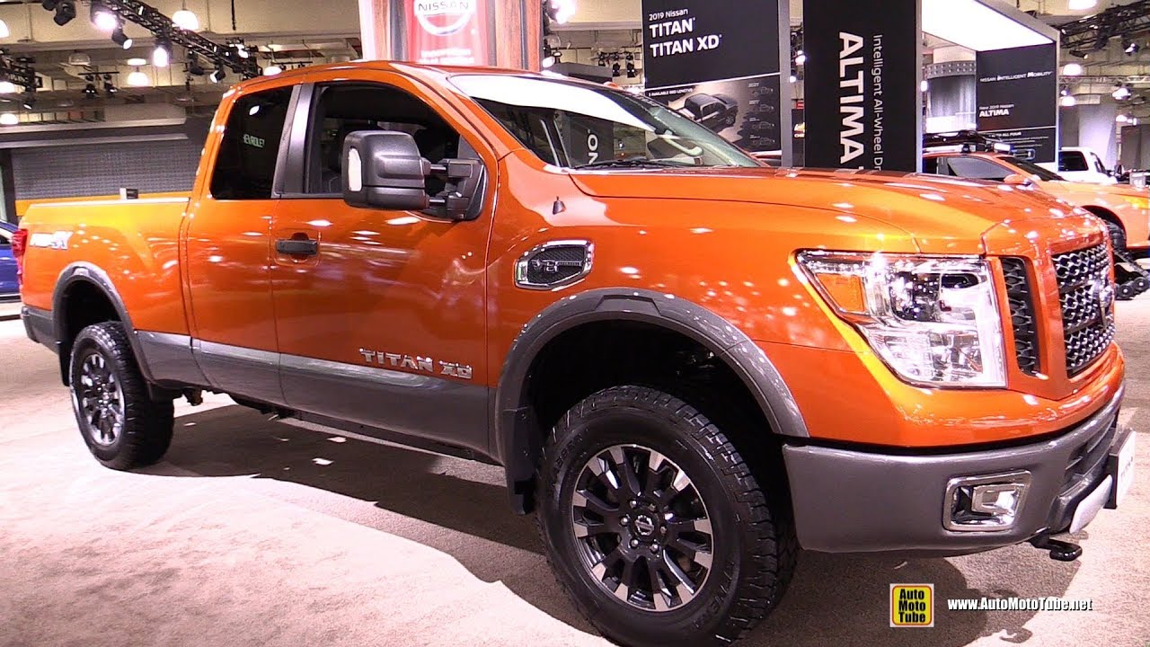 2019 Nissan Titan Xd Pro 4x Exterior And Interior Walkaround 2019 Ny Auto Show