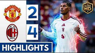 AC Milan vs Man United 4-2! | Høydepunkter | Maguire, Dorgu & Ramos mål | Vennskapskamp 2026