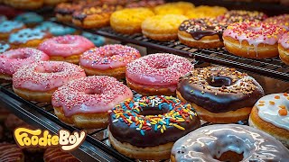 Incredible High Quality! Crazy Speed! Donuts Making  Compilation