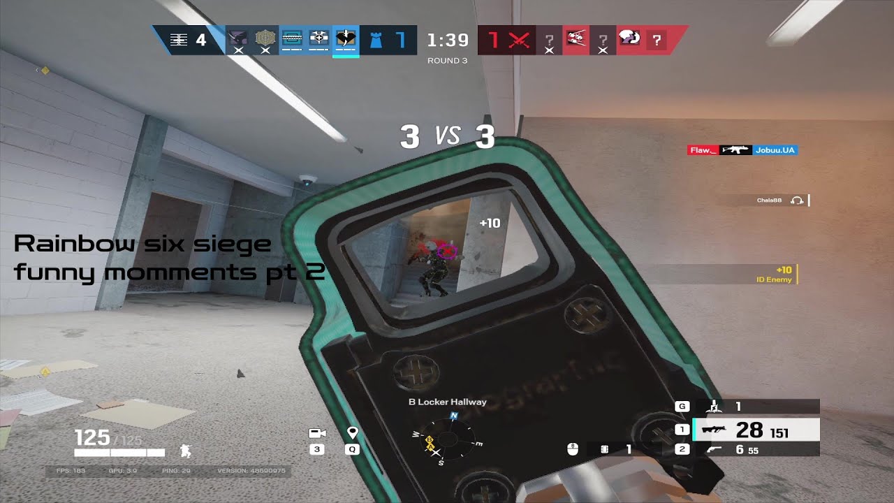 RAINBOW SIX SIEGE FUNNY MOMENTS PART 2 - YouTube