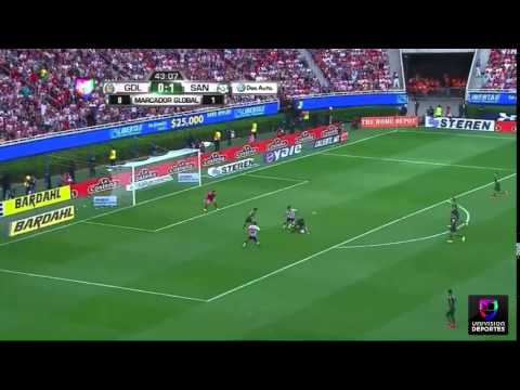 Chivas vs Santos 0-3 Semi final Mayo 24,2015 Univision Highlights