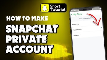 How to make your snapchat account private 2024 | Initial Solution