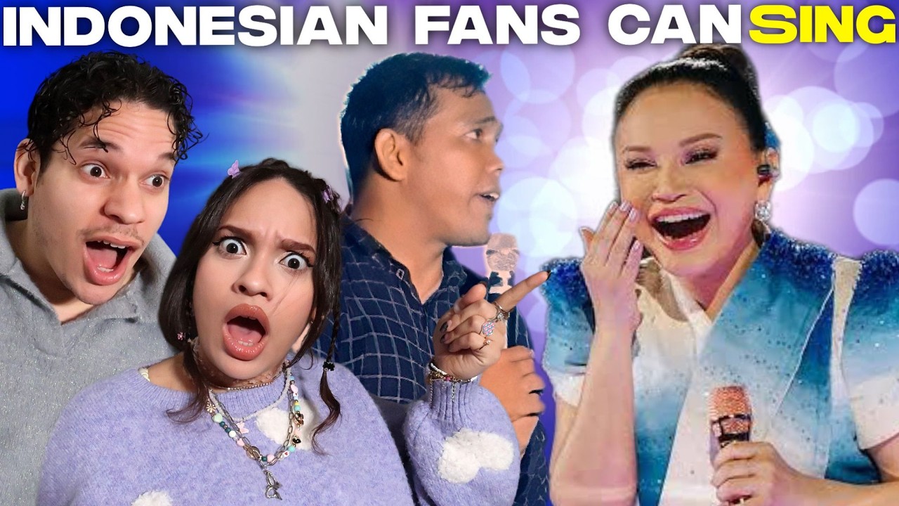 Latinos react to Indonesian fans SURPRISING Singers with their VOICE!