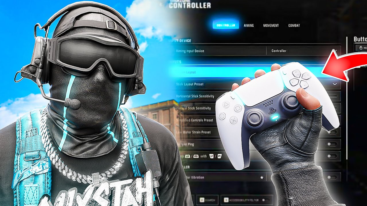 the NEW #1 CONTROLLER SETTINGS on WARZONE
