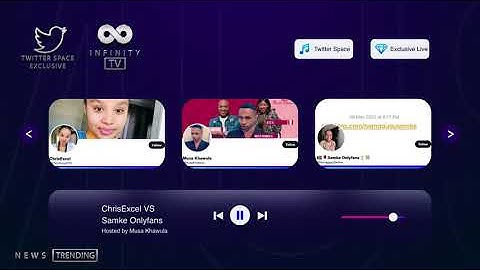 Twitter Spaces Audio  |Chris Excel vs Samke Onlyfans