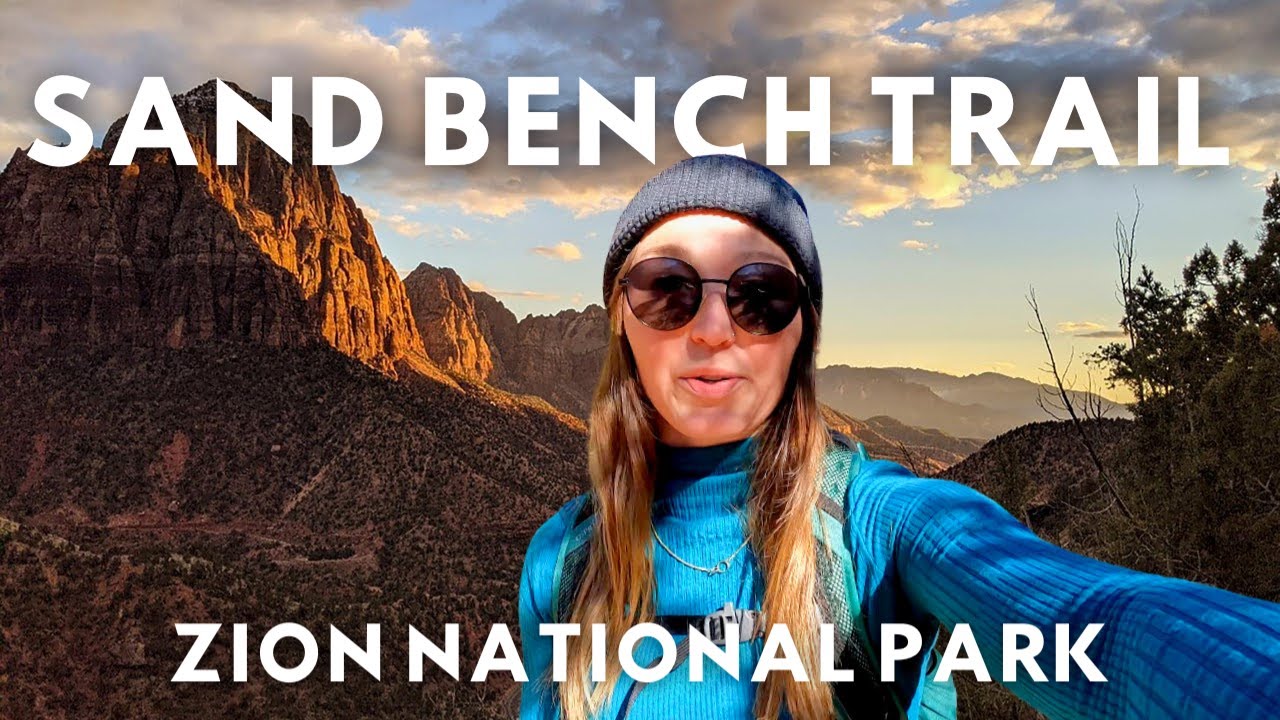 Sand Bench Trail Zion National Park Utah Court of Patriarchs