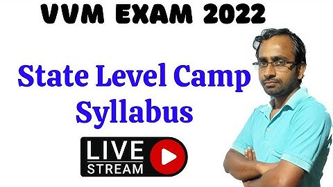 VVM Exam State Level Camp Syllabus Online Class 2021-22 | Genius Sprint