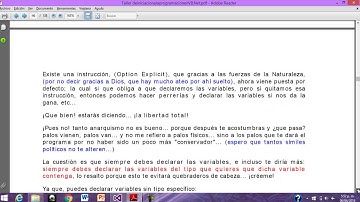Todo sobre variables y constantes en visual basic