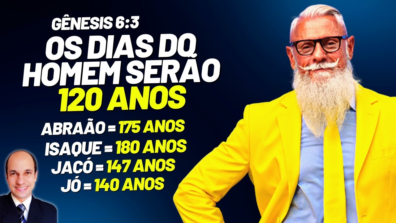 VÁRIOS HOMENS viveram mais de 120 anos DEPOIS DO DILÚVIO. Por quê?