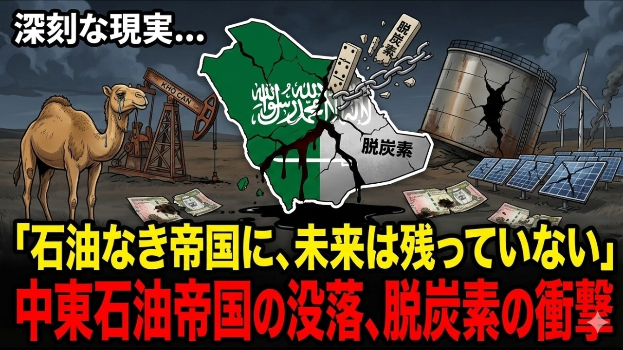 サウジアラビアの石油帝国が崩壊する｜脱炭素が引き起こした中東没落の真相