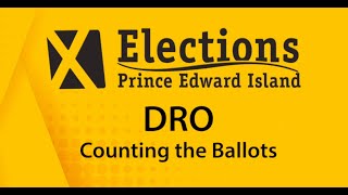 DRO - COUNTING THE BALLOTS