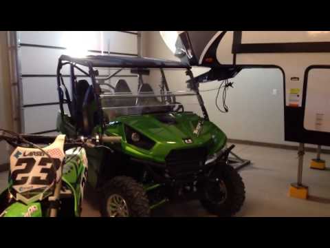 Inside a 52ft Deep RV Garage