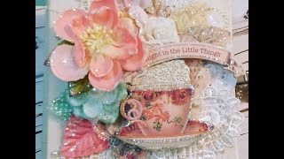 Prima  Chipboard Mini Album {Series}~Tutorial {PREP} Part 1