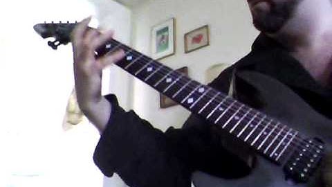 Sick 7 string guitar metal shredding! by Paul Lingerman