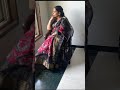 Elegant red and black saree with ethnic artistic motifs 🐘 #cottonsaree #saree #sareefashion