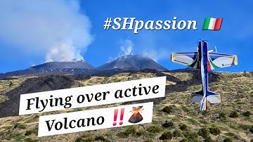 "Flyng over Active Volcano" by Sacha Cecconi 2025
