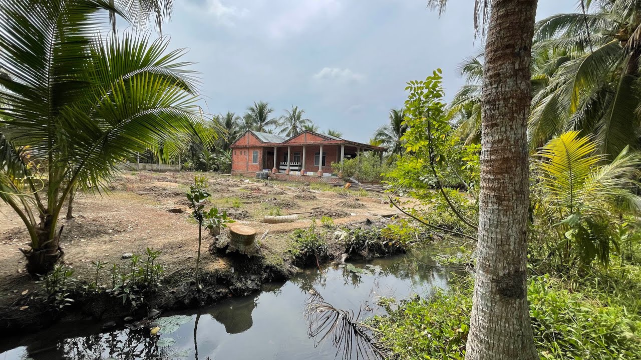 T455 🌺 Thửa đất vườn  có sẵn thổ cư gần ủy ban xã bình trưng , có kênh thoát nước 