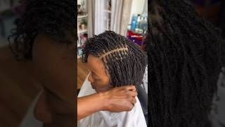 Neat sisterlocks#sisterlocks #microlocs