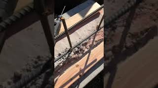 Cold chisel to remove concrete chunks