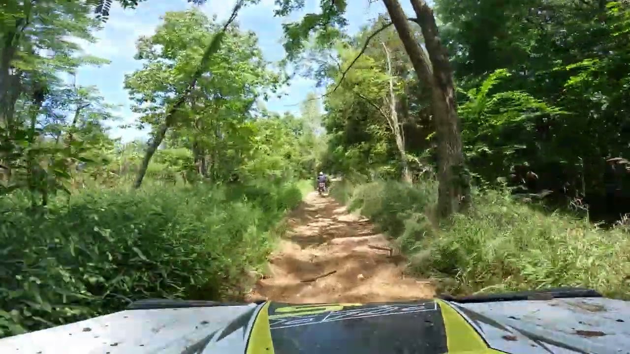 Exploring at Finger Lakes on the RZR