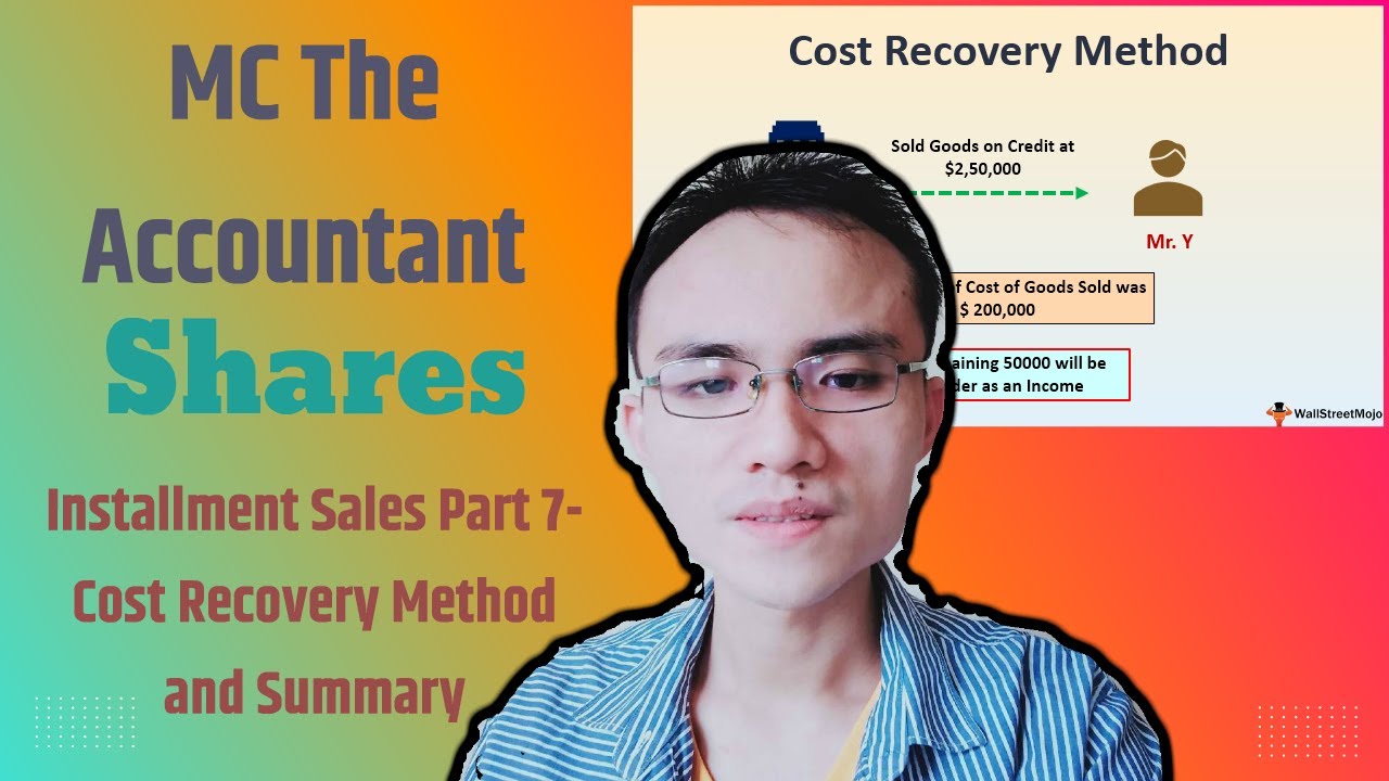 Installment Sales Part 7-Cost Recovery Method and Summary - YouTube
