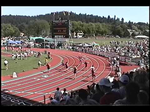 2001 Oregon State Track and Field Men's 200m 4A