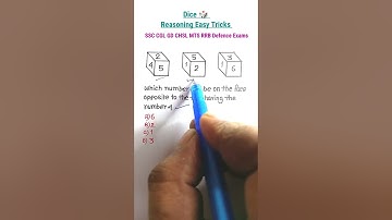 Dice 🎲 रीज़निंग | Missing Number| Reasoning Tricks for SSC CGL CHSL MTS CRPF RRB |