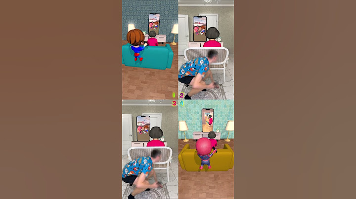 Superboy and Dad Turns off the TV Scary Teacher 3D