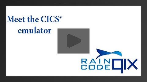 Meet the Raincode QIX, the CICS emulator for the .NET platform