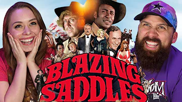 Watching BLAZING SADDLES (1974) For The First Time! Movie Reaction & Commentary Review!