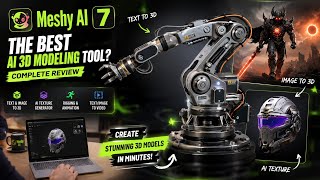Meshy AI 7 Is INSANE! 🤯 The Best AI 3D Modeling Tool in 2026 @MeshyAI 