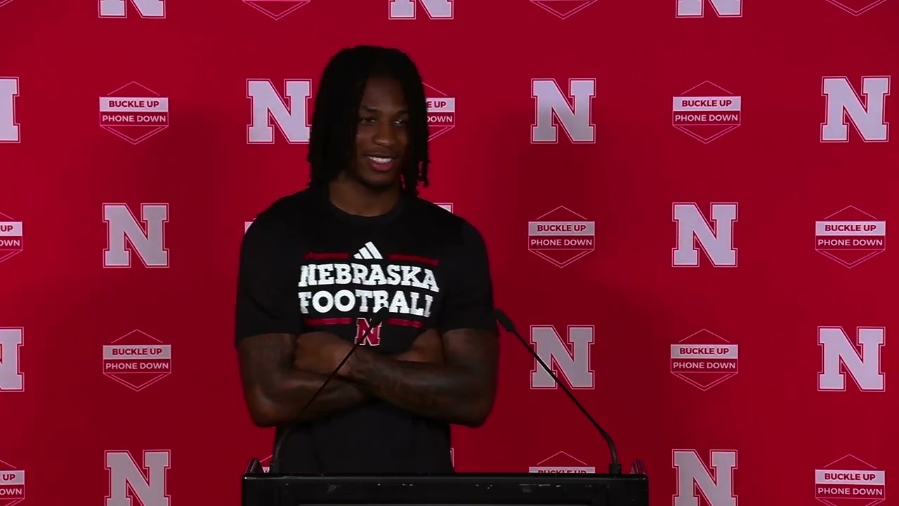 Nebraska Football: Jacory Barney Jr. fall camp press conference