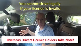 069 Heads up for overseas licence holders!