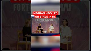 Meghan Markle's on stage disaster in Washington DC as she's "heckled & laughed at" after more lies